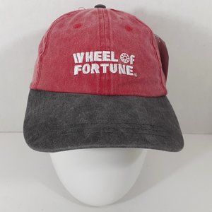 Vintage Wheel Of Fortune Exclusive Hat Cap Red Black White 1990s Cotton NWT